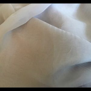 2 New Crushed Voile Sheer Panels